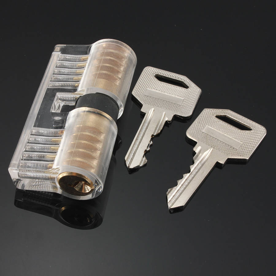 Pick Inside Padlock Transparent Lock Lock Picks Tools for Locksmith Practice Tr