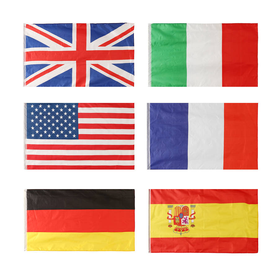 Honana HG-DF1 Gardening 3x5 Foot Nylon National Flags Outdoor Polyester Flags G