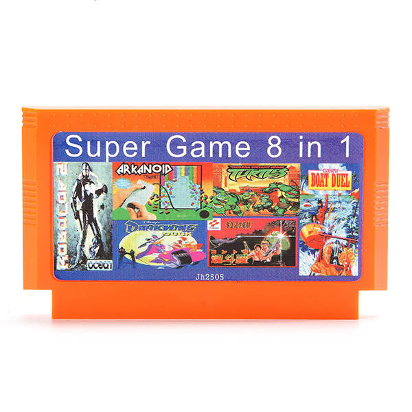 8 In 1 8 Bit Contra Mary Game Cartridge for NES Nintendo