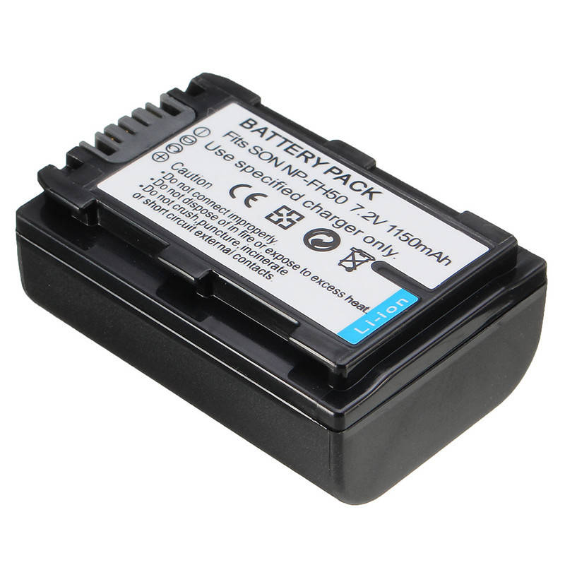 1150mAh 7.2 V Replacement Battery for Sony NP-FH50 NP-FH40 NP-FH30 NP-FH60 Alph