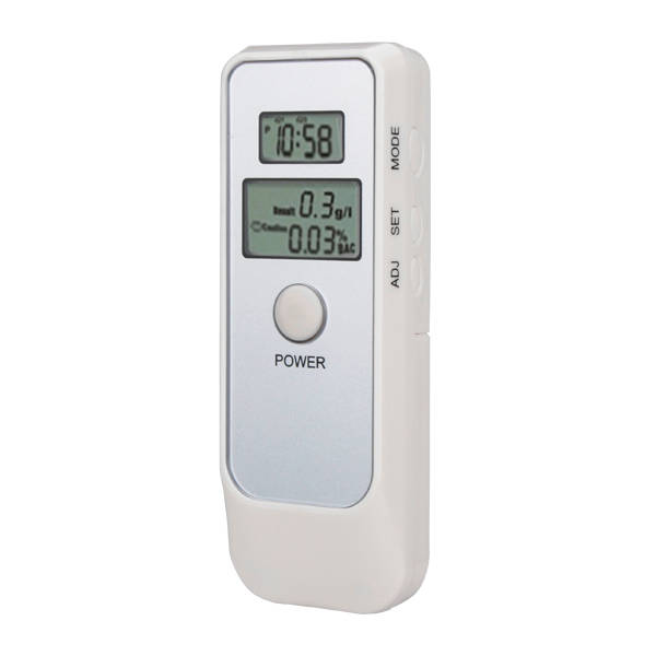 Digital Alcohol Breath Tester Breathalyzer + LCD Clock