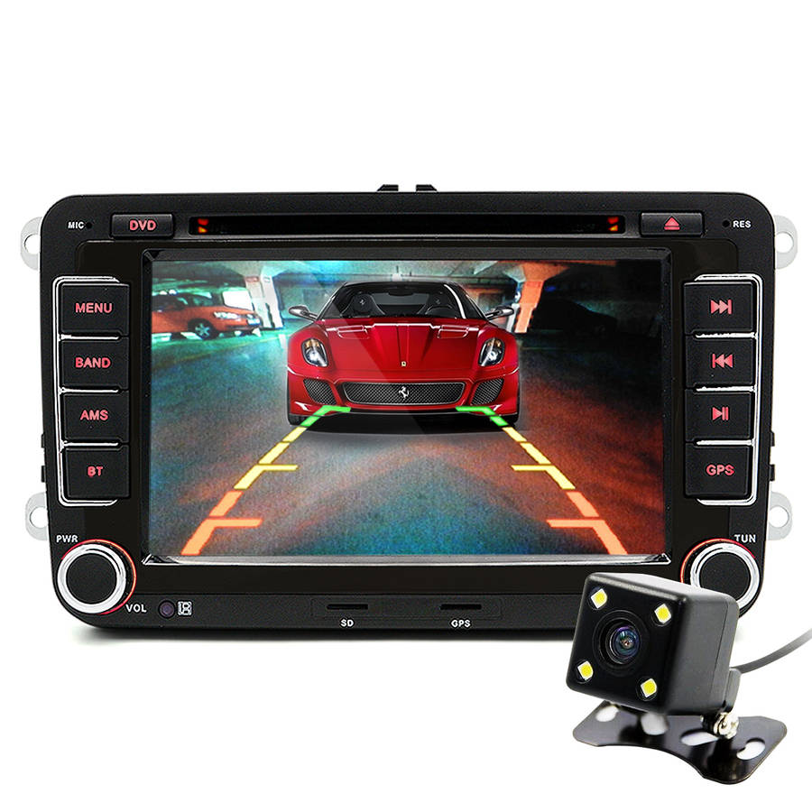 Junsun 7 Inch 2 Din Car DVD GPS Radio Player for VW Golf 5 6 Touran Passat B6 S