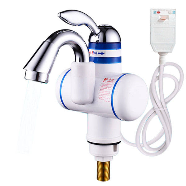 3 Seconds Instant Electric Shower Water Heater Tankless Electric Faucet Bathroo
