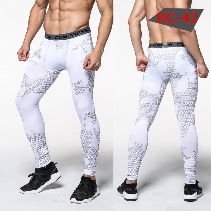 Men's Sports Pro Compression Camouflage Running Fitness Basketball Football Tra