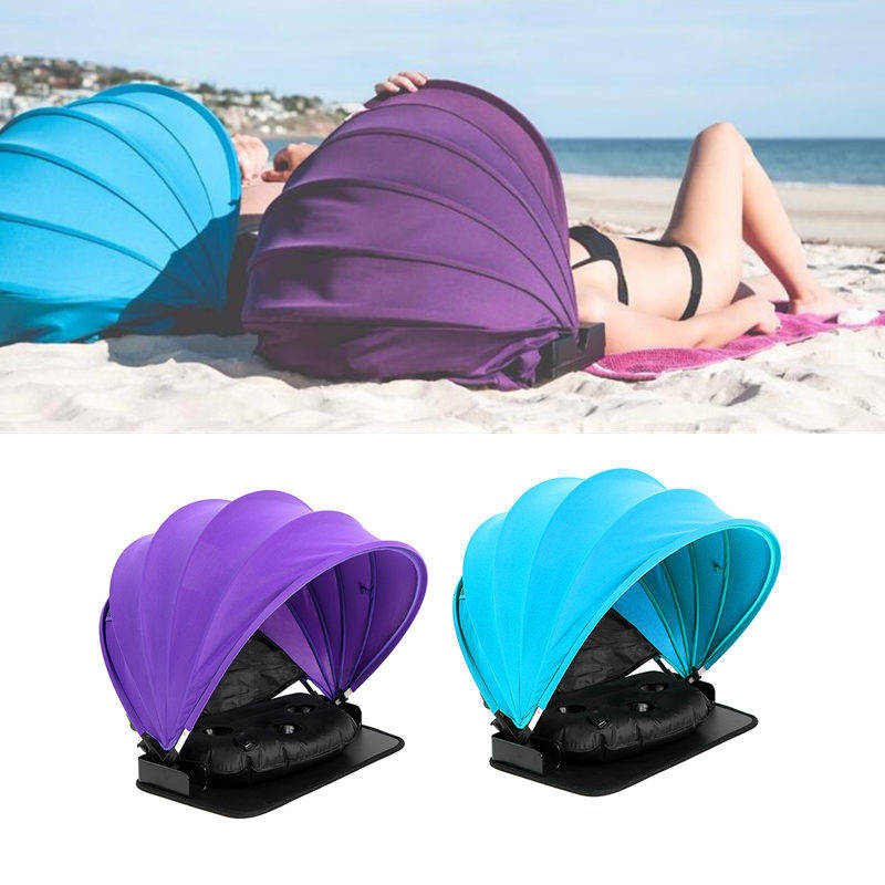 Portable Personal Face Shade Adjustable Beach Sun Protection Tent Awnings With