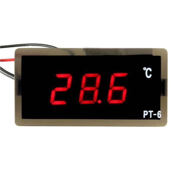 12V -40~110¿C Auto LED Digital Thermometer Meter Probe
