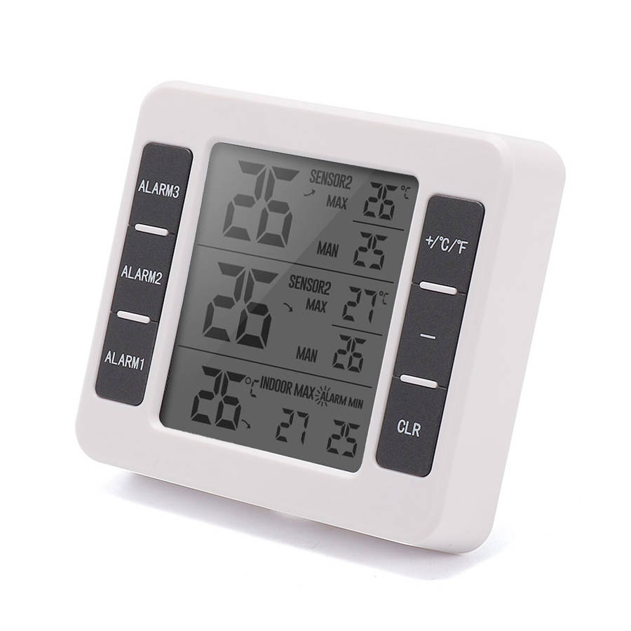 Loskii SH-35 Digital Electronic Wireless Indoor/Outdoor Temperature Alarm Therm