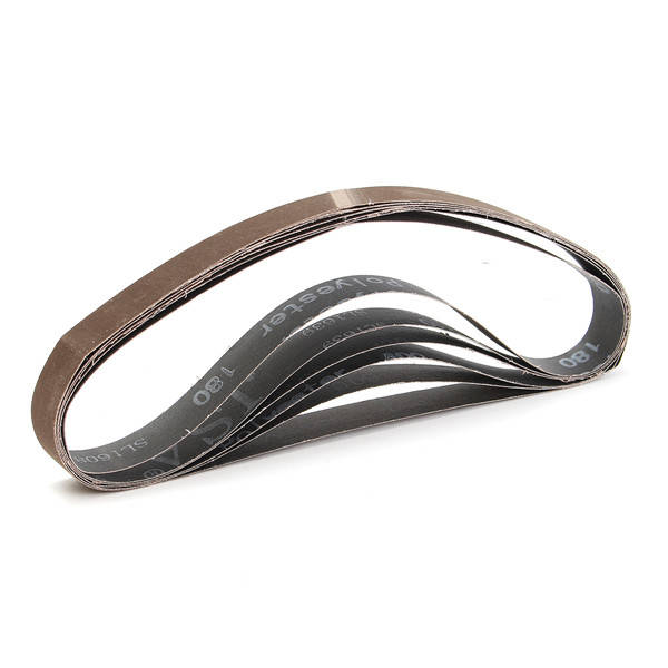 6pcs 25x762mm 180-800 Grit Sanding Belts Abrasive Belts Polishing Tool