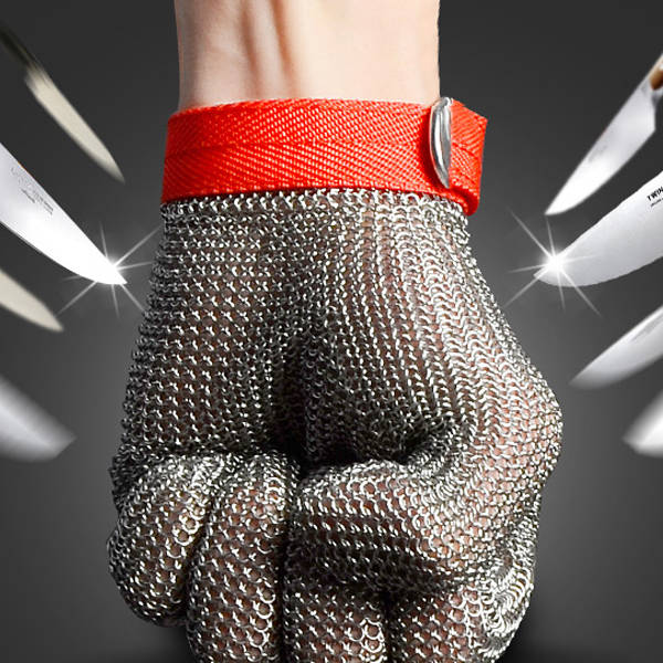 LOCAL STOCK Safety Cut Proof Stab Resistant Stainless Steel Metal Mesh Butcher Glove