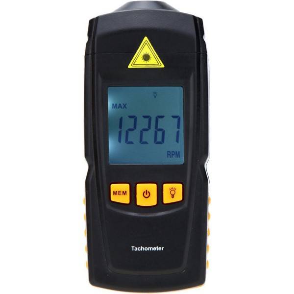 BENETECH GM8905 Non Contact Handheld LCD Digital Laser Tachometer RPM Tach Test