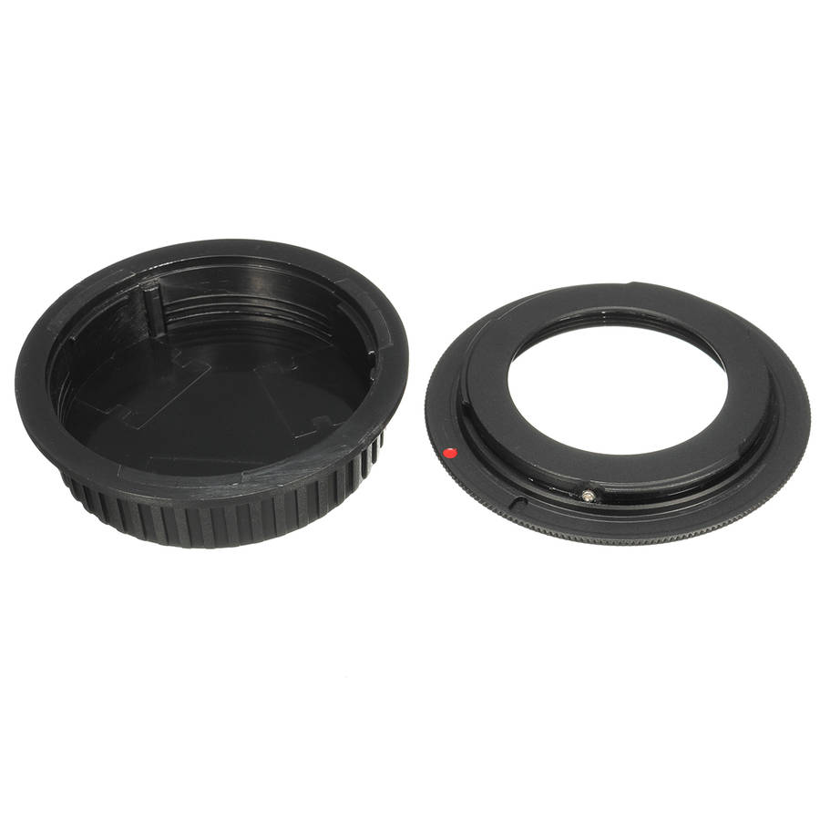 M42 Screw Lens for Canon EOS EF Mount Adapter Black 5D II III 6D 7D 70D 100D wi