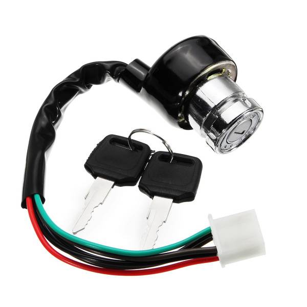Ignition Switch Starter With Keys 6 Wires 3 Gears For Motorcycle ATV UTV Go Kar