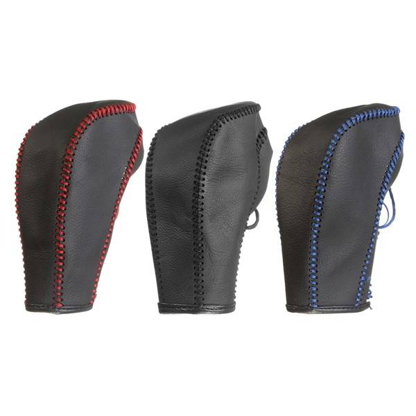 Black Genuine Leather Gear Shift Knob Cover for Chevrolet Cruze Captiva 2013 20