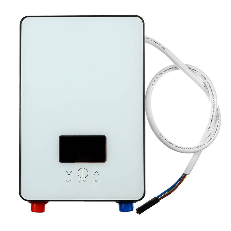 6500W Tankless Electric Water Heater Intelligent Self-checking Instant Water He