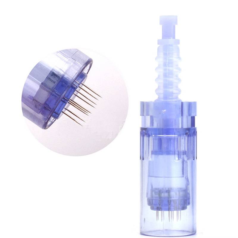 10Pcs 12Pin Needle Cartridge Tip For A6 Dr Pen Electric Auto Micro Stamp Derma