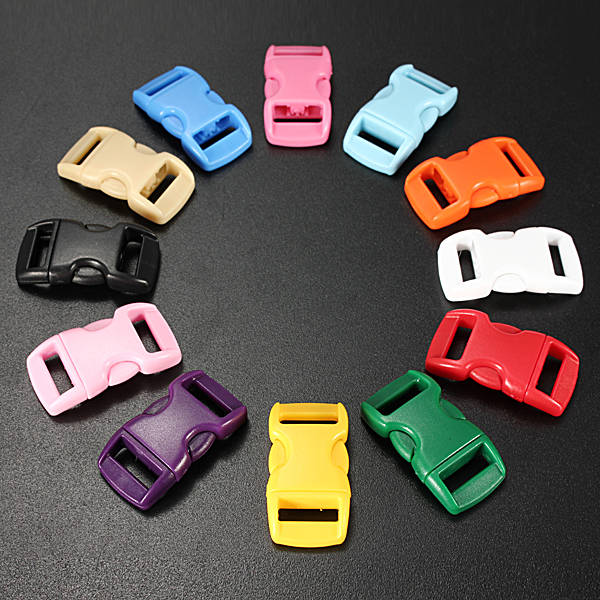 10mm Contoured Side Release Buckles Belt for Paracord Bracelets