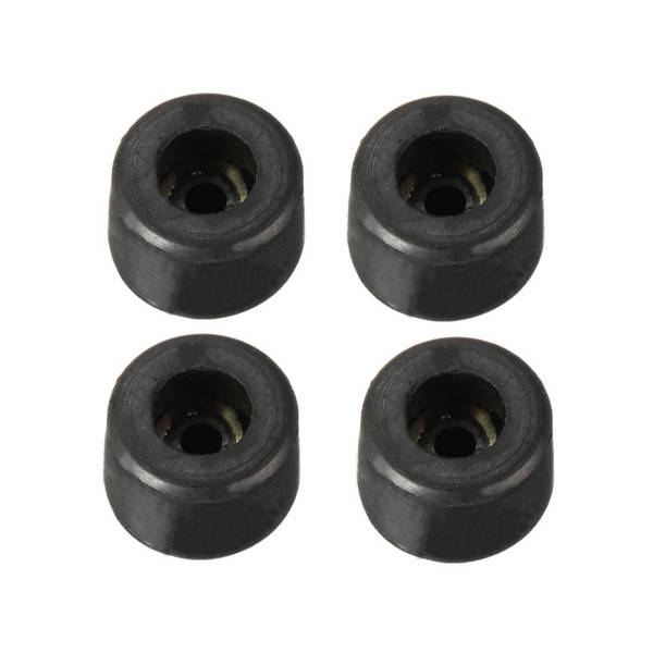 4Pcs Round Rubber Non-slip Cabinet Feet Instrument Box Foot Bumpers