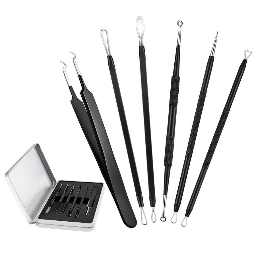Y.F.M 6pcs Multipurpose Blackhead Blackhead Remover Kit Extractor Tools Pimples