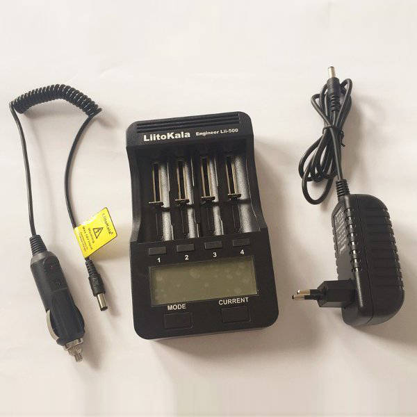 LiitoKala Lii-500 LCD Screen Display Smartest  Lithium And NiMH Battery Charger