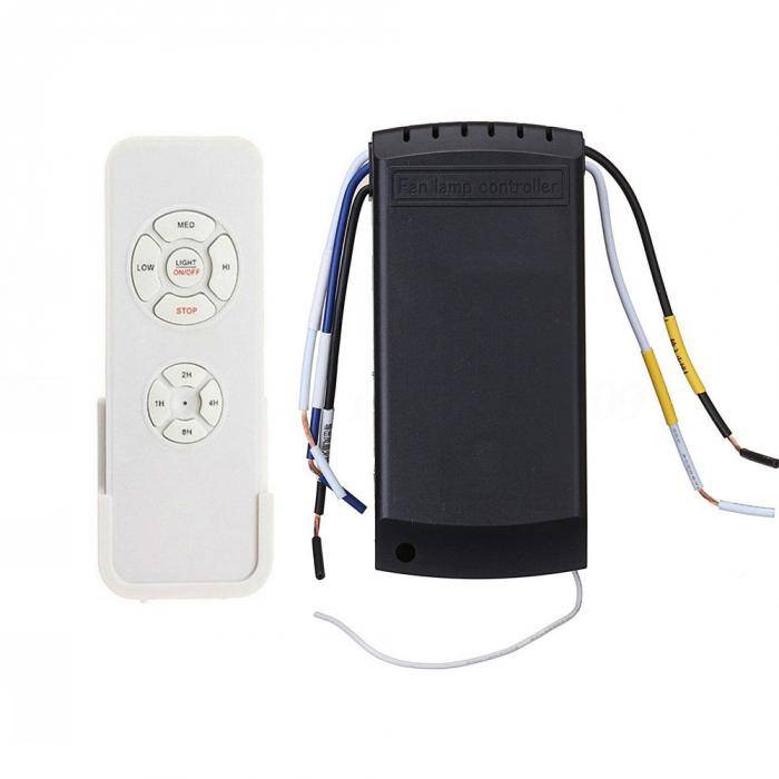 Universal Timing Wireless Remote Control Light Switches for Ceiling Fan Lamp AC