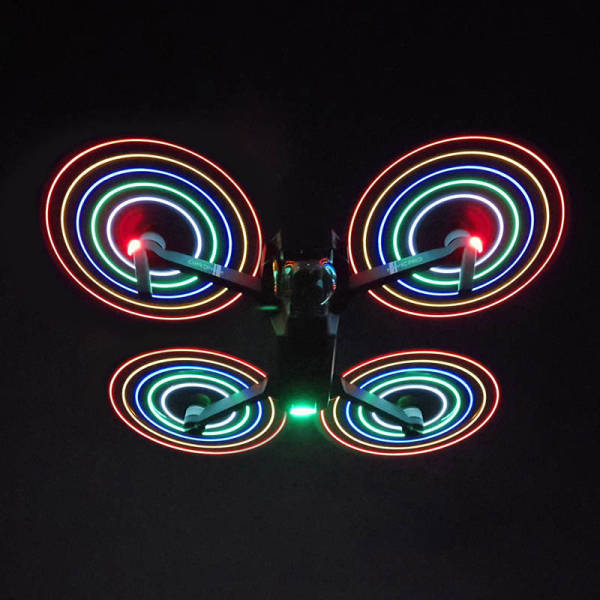 2Pcs 8311 Low-Noise Quick-Release LED Flash Propellers For DJI Mavic Pro / Plat