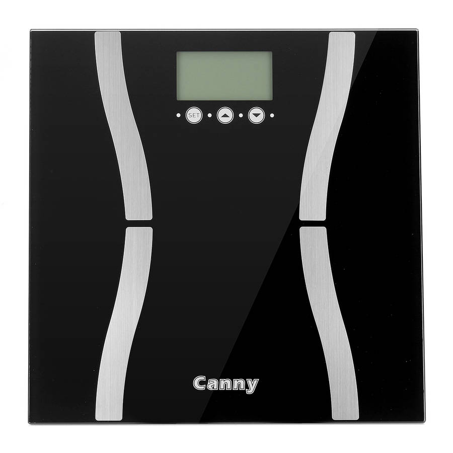 Digital Smart Fat Scale Body Weight BMI Fat Water Calorie Tempered Glass