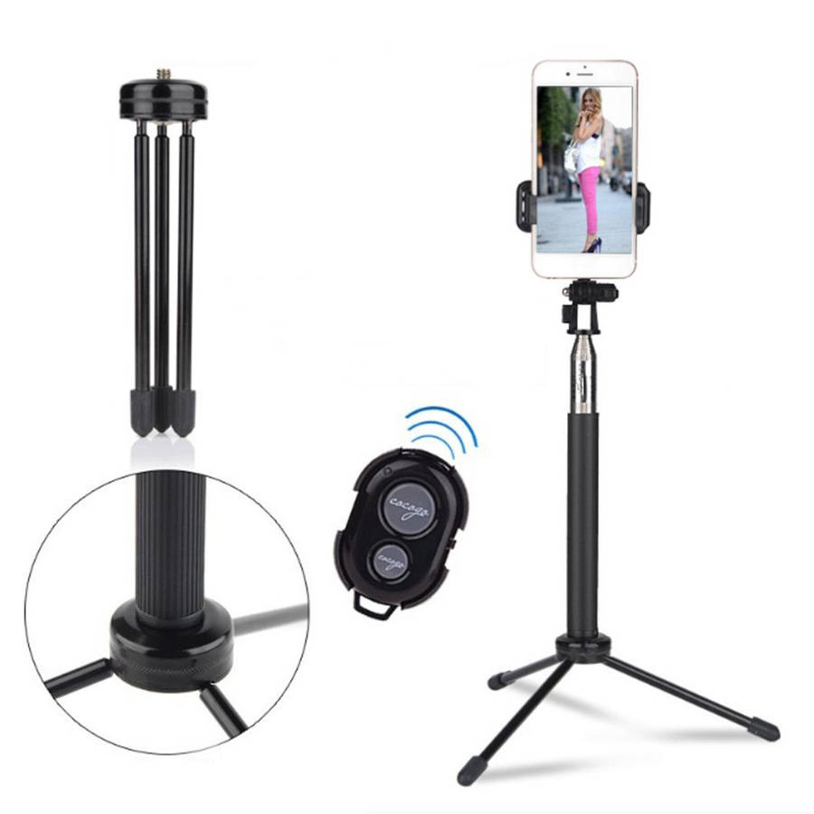 Bakeey Bluetooth Self-timer Shutter Selfie Stick Tripod For Gopro Sport Camera
