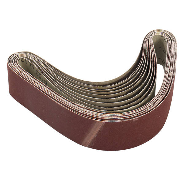 10Pcs 50x686mm Sanding Belts 60 120 150 240 Grit Aluminium Oxide Sanding Belts