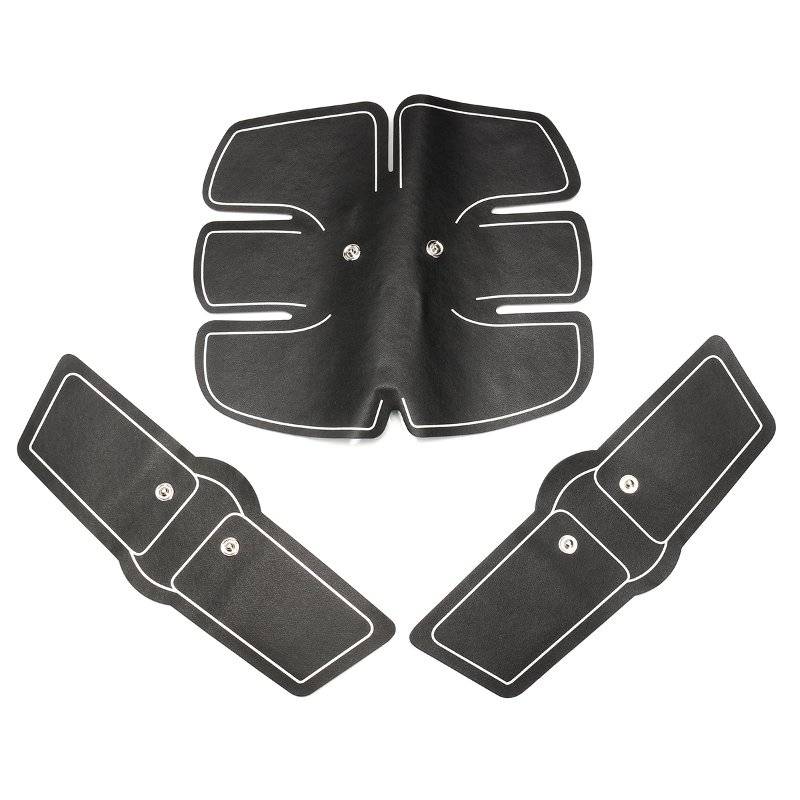 3Pcs Muscle Training Body Six pads Fitness ABS Electrical Muscle Simulation Sli