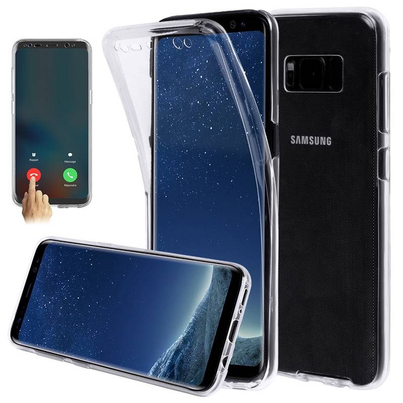 360¿ Front And Back Protective TPU Clear Transparent Touch Screen Case For Sams