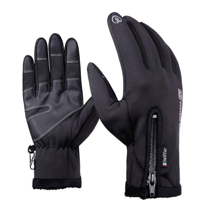 DB03 Unisex Touch Screen Windproof Waterproof Sports Winter Full Finger Ski Glo