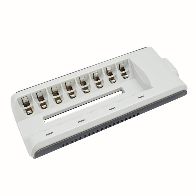 Pola P10 8 Slots NIMH NICD Battery Charger with LED Indicator for AA AAA BAatte