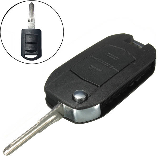 2T folding key key casing for Vauxhall Agila Opel Corsa Meriva Combo