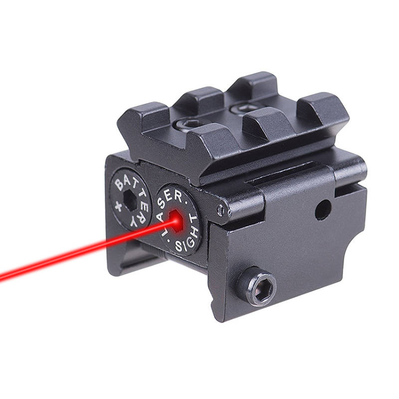 Mini Red Laser Beam Dot Sight Scope Hang Type Compact Tactical Picatinny 20mm R