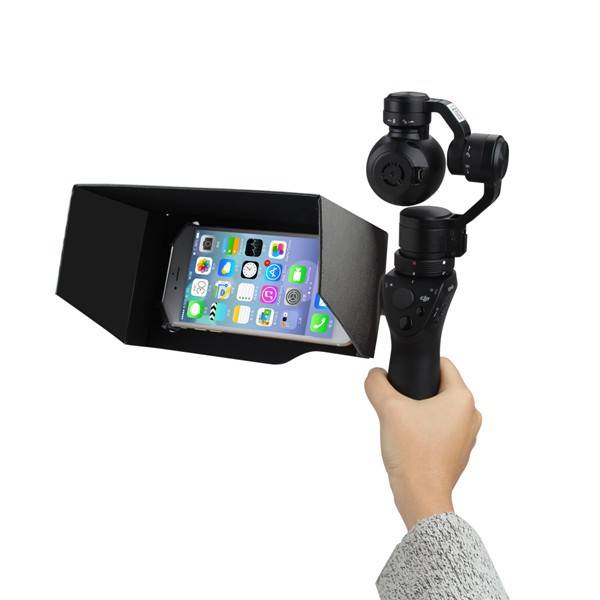 Smartphone Sun Hood 5.5 Inch Sunshade for DJI OSMO 4K Camera 3-Axis Handheld Gi