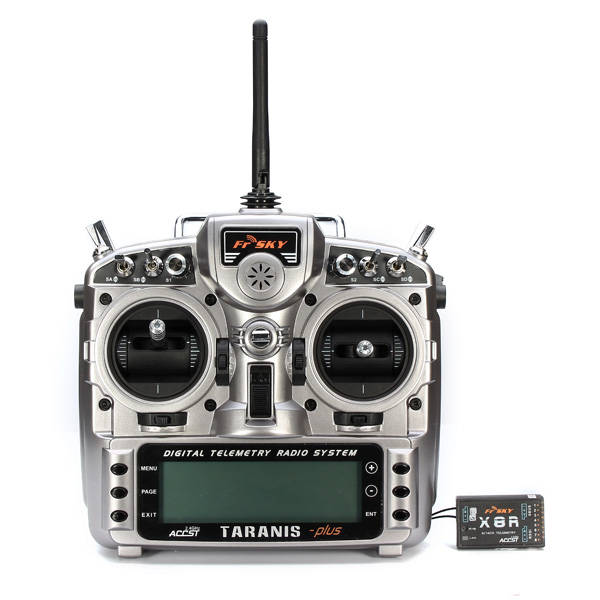 Original FrSky 2.4G ACCST Taranis X9D Plus Transmitter With X8R Receiver for RC