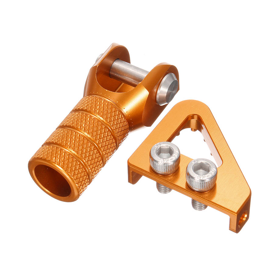 CNC Rear Brake Pedal Step Plate Tip with Gear Shifter Shift Lever For KTM 125-5