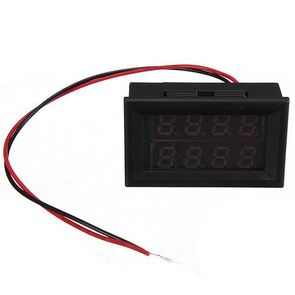 DC 0.28 Inch 30V/100V 10A/100A Digital Voltmeter Ammeter LED Panel