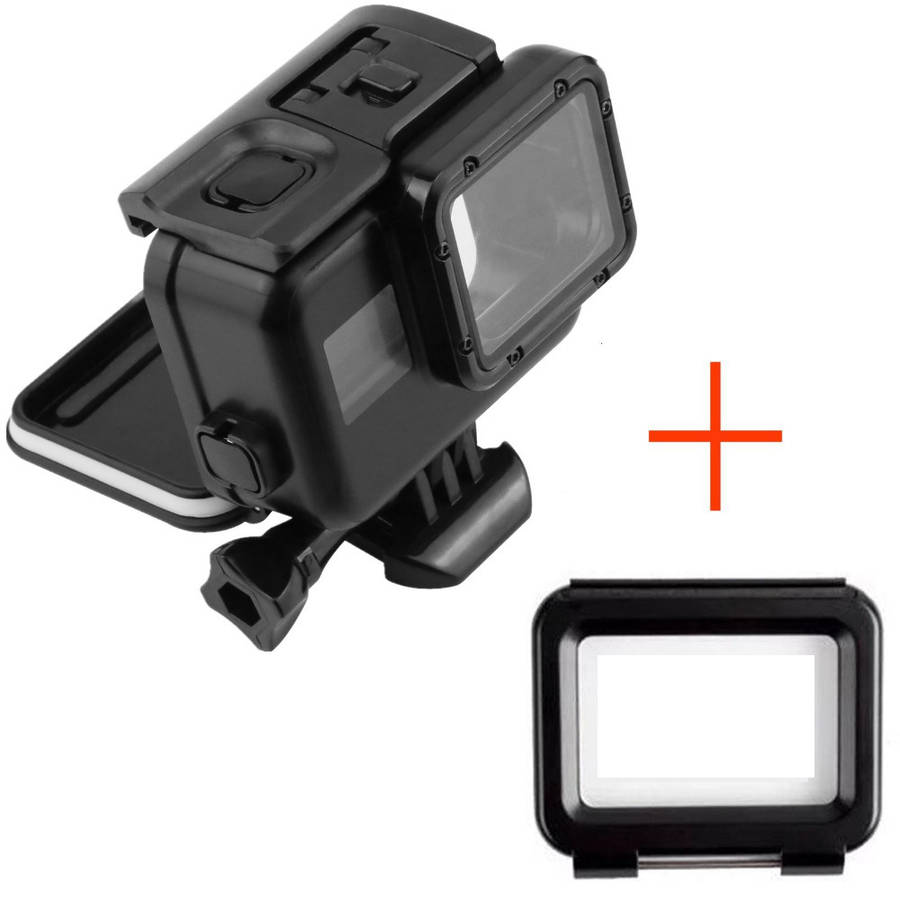 60M Waterproof Housing Case with Tough Screenn Back Door Cover for Gopro Hero 5