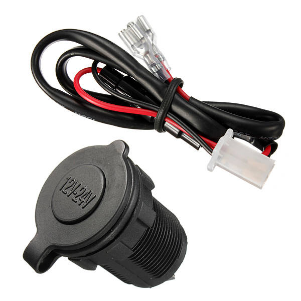 Waterproof Power Socket Car Motorcycle Cigarette Lighter Plug 12V 24V
