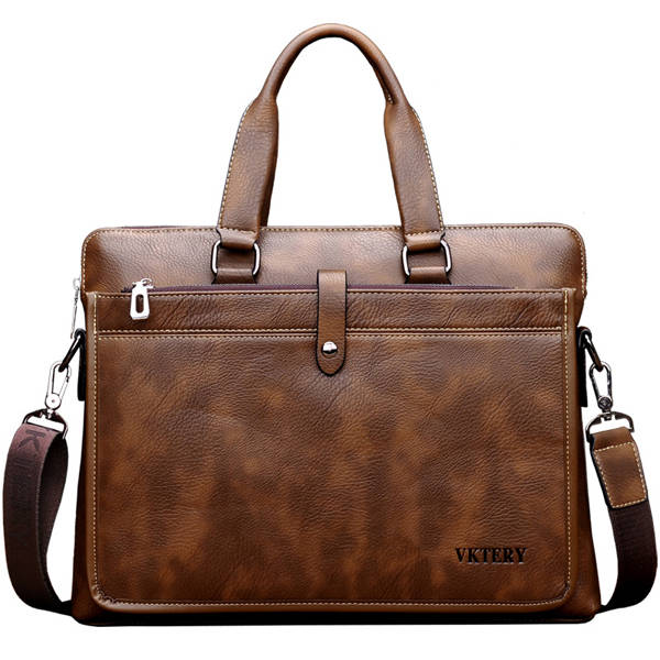 Vintage Business Laptop Bag Handbag Corssbody Bag for Men