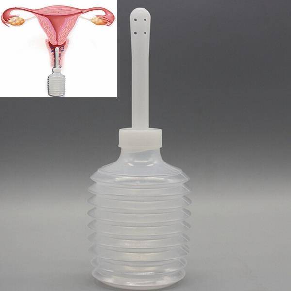 2pcs 200ml Disposable Vaginal Anal Cleaning Syringe Gynaecology Treatment Enema