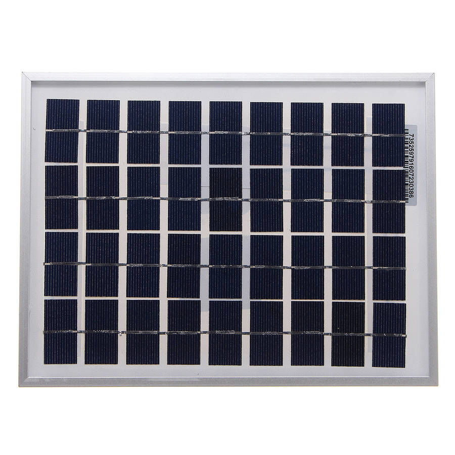 5W 18V Polycrystalline Solar Panel for 12V Battery