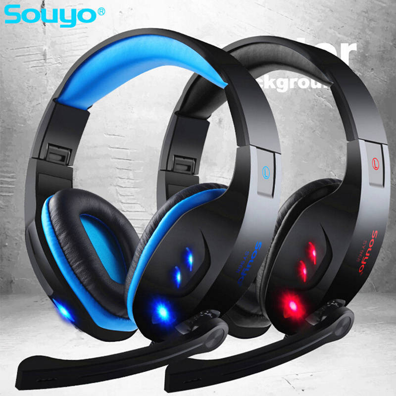 SOUYO IN968 7.1 virtual LED USB Gaming Headphone Headset with Mic