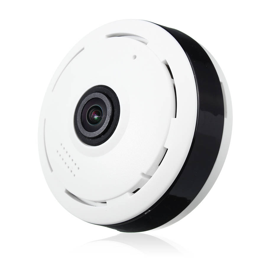 White Fisheye Panoramic VR IP Camera WIFI Wireless 360 Degree 3D 1-3Mp Network
