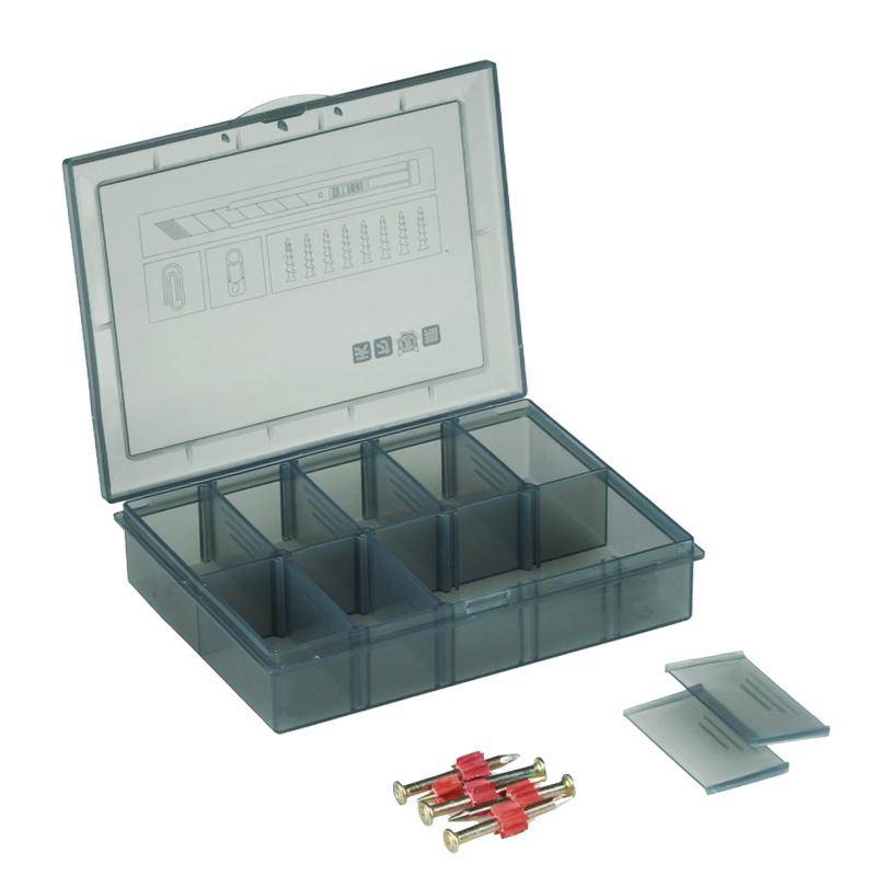 10 Grid Removable Screws Tool Gadgets Storage Box Case