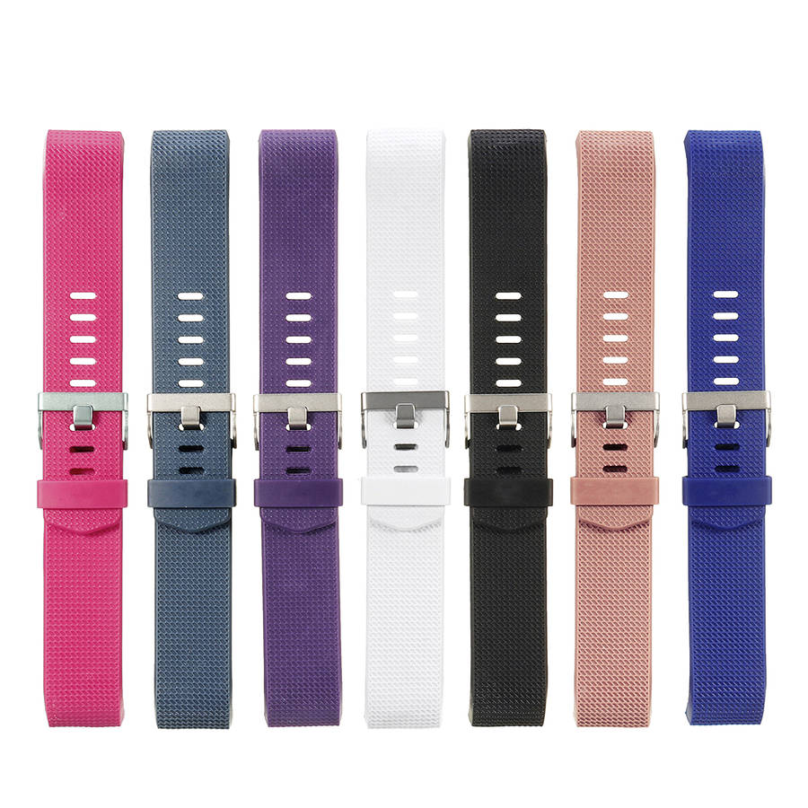 TPE Replacement Anti-skid Bracelet Watch Band for Fitbit Charge 2