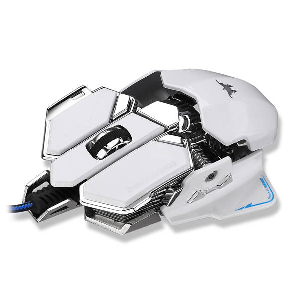 Combaterwing 4800DPI USB Wired Professional Gaming Mouse Programmable 10 Button