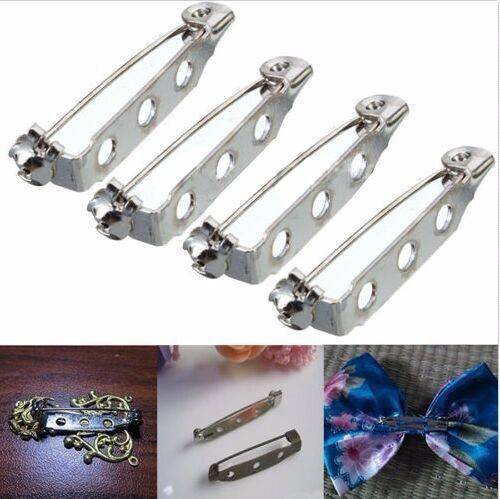 Brooch Back Bar Pins Safety Rolling Catch 20-38mm