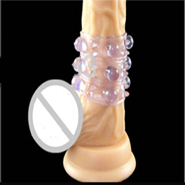 3PCS Male Crystal Physiotherapy Delay Cock Penis Ring Sex Product Adult Toy